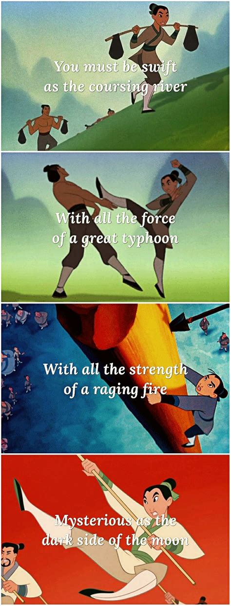 I'll Make a Man Out of You - Mulan | Beautiful disney quotes, Disney ...