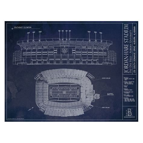 Jordan Hare Stadium Parking Map