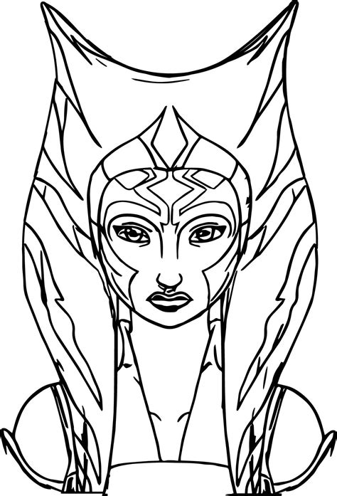 How To Draw Ahsoka Tano Easy Ahsoka Tano Drawing Coloring Pages 2016 | The Best Porn Website