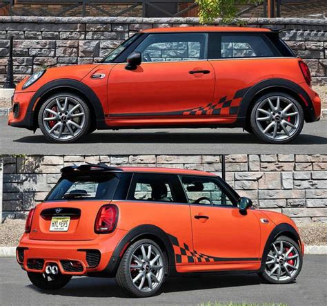 Graphics Vinyl Side Door Stickers Decal Fit Mini Cooper Skirt Stripes 2 ...