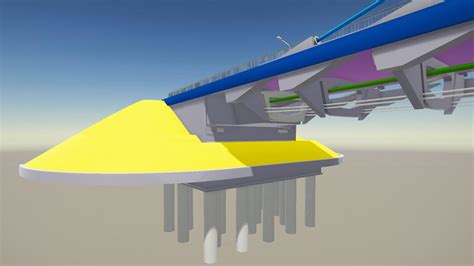 Extradosed bridge in Kurow over Dunajec | Tekla