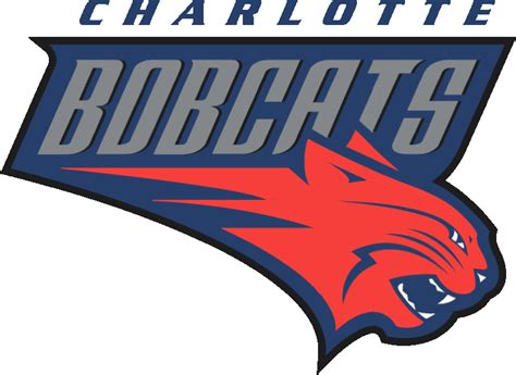 Charlotte Bobcats Primary Logo - National Basketball Association (NBA) - Chris Creamer's Sports ...