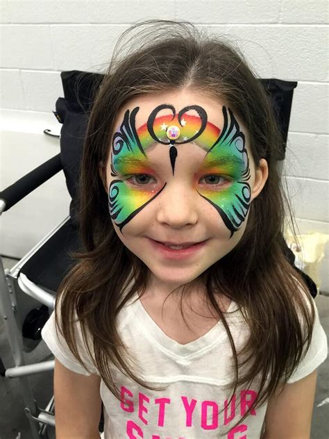 butterfly-face-paint-design | Orlando Face Painting | Colorful Day Events