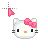 hello kitty cute pink heart Cursors