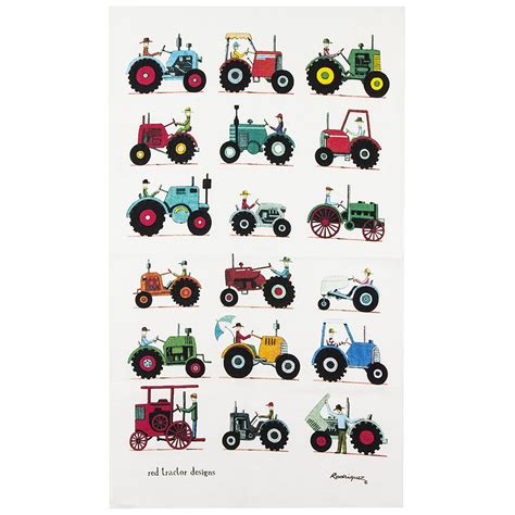 Rodriquez - Red Tractor Designs Tractor Show Tea Towel | Peter's of ...