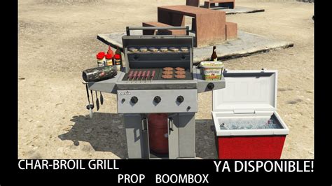 GTA5/Fivem roleplay: Grill prop boombox - YouTube