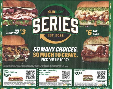 Printable Subway Coupons 2024 - Gillan Mechelle