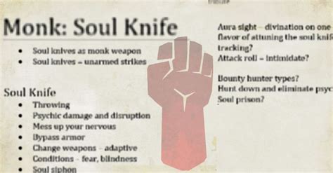 The Monk: Soul Knife subclass - The Mike Mearls Happy Fun Hour!