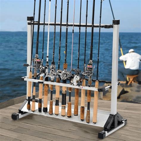 Portable Large Fishing Rod Holder Storage Rack - Modern Depot