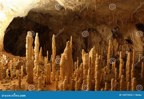 Cave stalagmites stock photo. Image of rocks, inside - 16973532