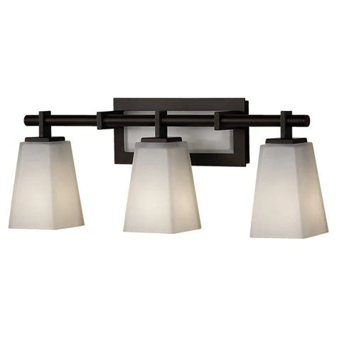 Feiss Clayton 3-Light Oil-Rubbed Bronze Vanity Light-VS16603-ORB - The Home Depot