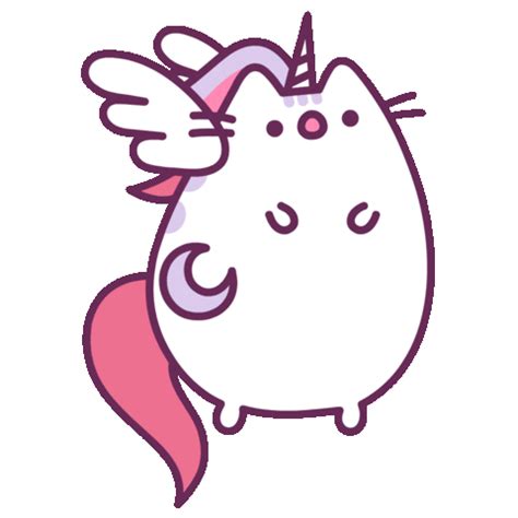 Pusheen Stickers, Unicorn Stickers, Cute Stickers, Cute Cartoon Drawings, Cartoon Cat, Pusheen ...