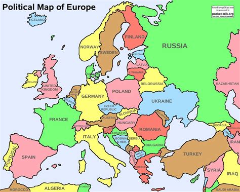 Map of europe Russia - Map of Russia europe (Eastern Europe - Europe)