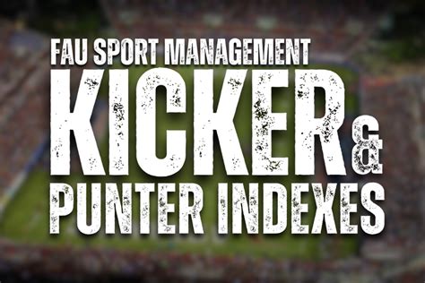 FAU | FAU Indexes Rank College Football Kickers and Punters