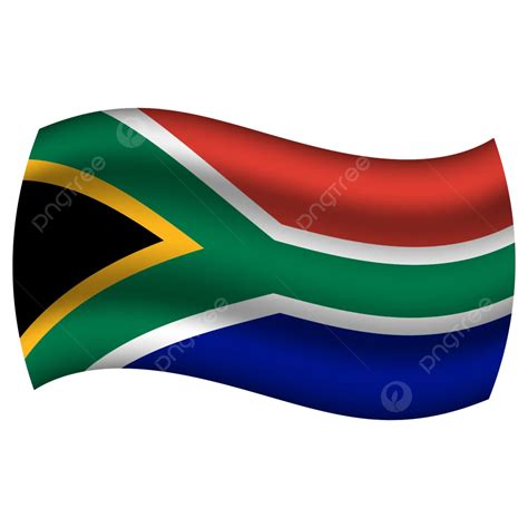 Waving South Africa Flag Vector, African, Flag, Waving PNG and Vector with Transparent ...