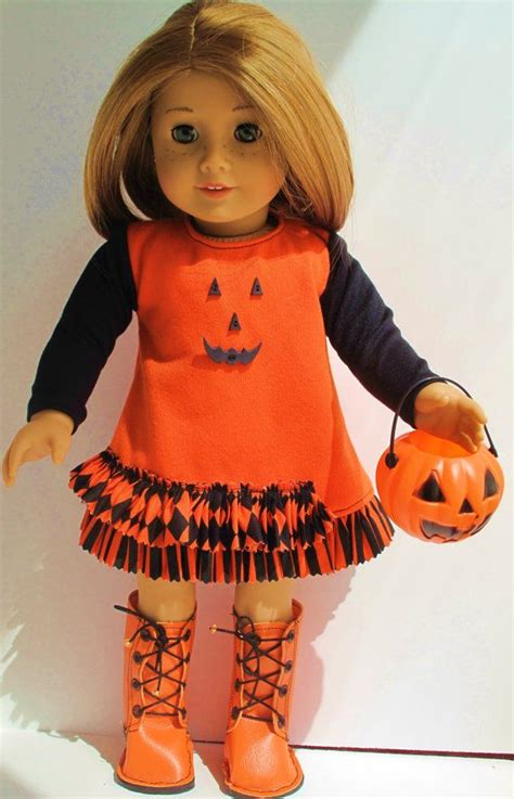 Halloween Dress for 18 Inch Dolls by dollCLOTHEStique on Etsy, $18.00 | Doll clothes american ...