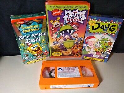 Lot Of Nick Jr Nickelodeon Orange Vhs Tapes Spongebob Rugrats Doug | The Best Porn Website