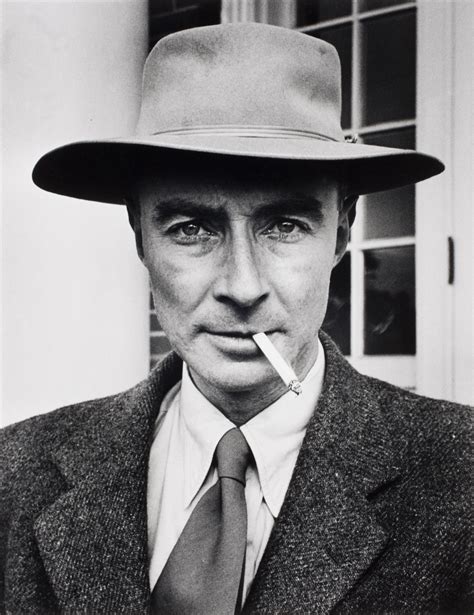 , J. Robert Oppenheimer, director of the Institute...