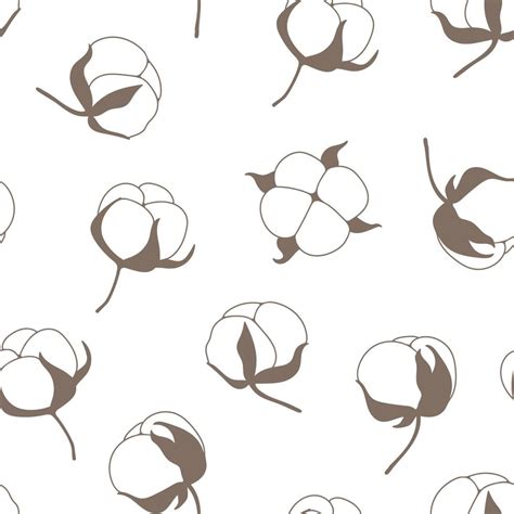 Seamless pattern with cotton balls 6792525 Vector Art at Vecteezy