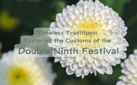 Exploring the Customs of the Double Ninth Festival