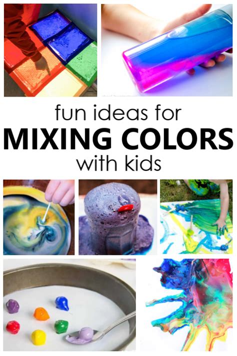 30 Fun Ideas for Mixing Colors - Fantastic Fun & Learning