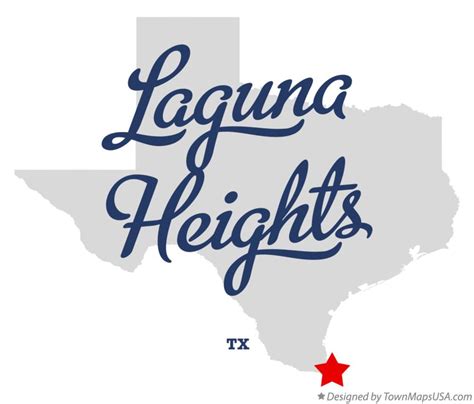 Map of Laguna Heights, TX, Texas