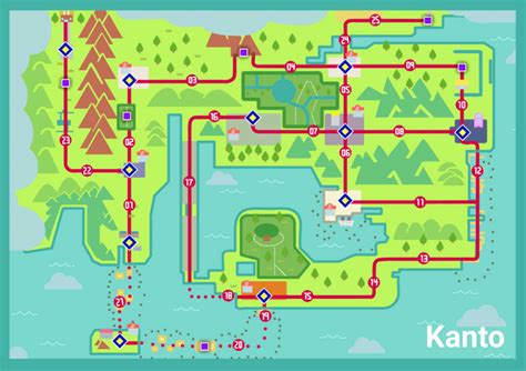 I remade the Kanto Region map using the Generation 8 style! Hope it ...