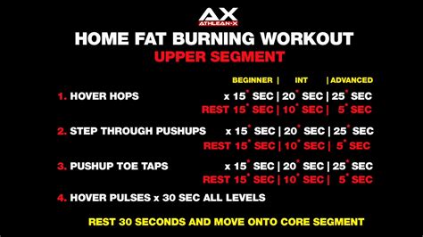 Best Fat Burning Workout At Home - ATHLEAN-X