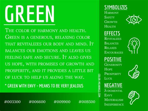 Green Color Meaning: The Color Green Symbolizes Harmony and Health - Color Meanings