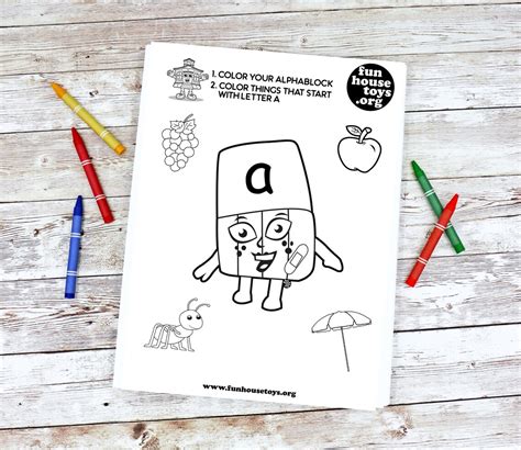 Alphablocks Worksheets Learn Letter Sounds | Etsy