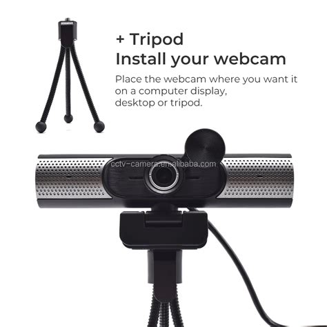 Optical Zoom Pc Web Camera 1080p Full Hd Usb Pc 4k Webcam With Microphone And Speaker And Tripod ...