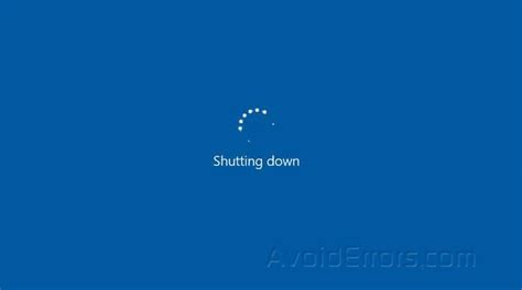 How To Fix Windows 10 Won’t Shut Down | AvoidErrors