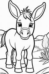 18 Mule Coloring Pages For Kids  ShadeMaze sketch template