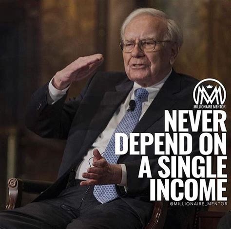 Good morning! "Never depend on a single income" - Warren Buffet My main ...