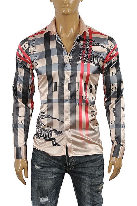 Mens Designer Clothes | BURBERRY Men's Long Sleeve Dress Shirt 249 | Designer clothes for men ...