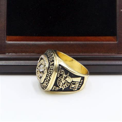 NFL 1985 Super Bowl XX Chicago Bears 18K Championship replica fan Ring