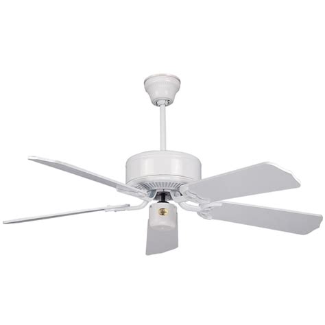 Shop Classic 52-inch White 5-blade Ceiling Fan - Free Shipping Today ...