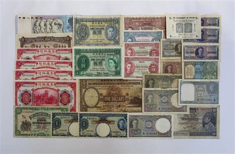 NumisBids: Mowbray Collectables Auction 32, Lot 500 : WORLD BANKNOTES, ASIA ACCUMULATION (28 ...