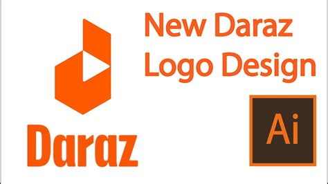 daraz logo design in illustrator | daraz logo make in illustrator | daraz logo drawing ...