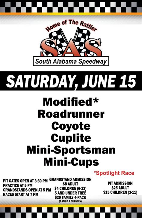 South Alabama Speedway » Home of the Rattler and the Alabama Pro!