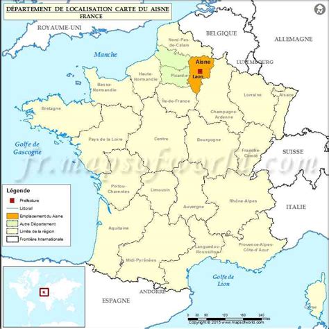 Département de l Aisne ≡ Voyage - Carte - Plan