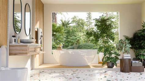 Garden Bathroom Design Idea - EuroTrend