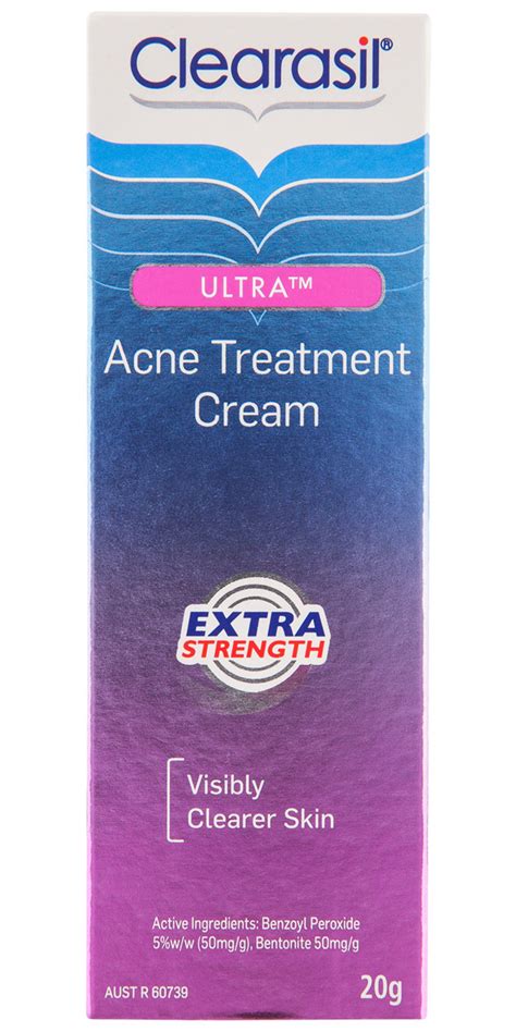 Clearasil Ultra Acne Treatment Extra Strength Face Cream Reduce Pimples 20g - Cashmere & ChCh ...