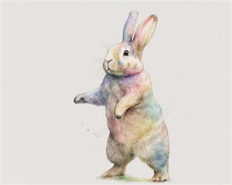 Premium Photo | Watercolor painting of a rabbit