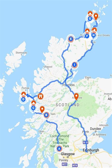 Scotland Road Trip: 19 UNMISSABLE places for your itinerary (with map ...