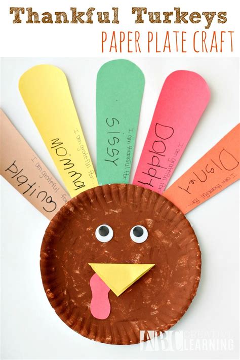 Thankful Turkeys Paper Plate Craft - Simply Today Life | Paper plate crafts, Thanksgiving crafts ...