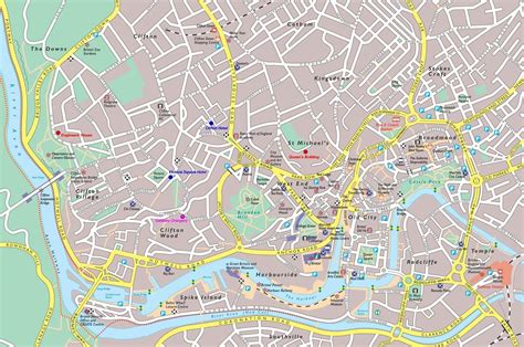 Large Bristol Maps for Free Download and Print | High-Resolution and ...