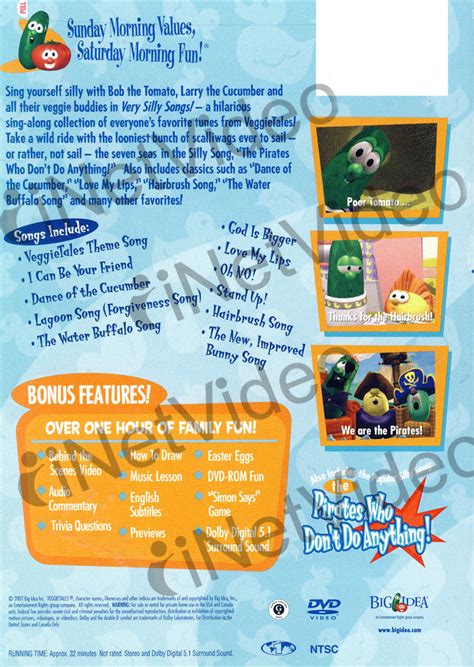 VeggieTales - Very Silly Songs! on DVD Movie