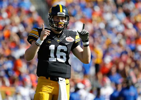 San Francisco trades up to draft former Iowa quarterback C.J. Beathard ...