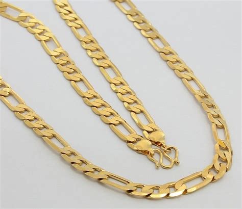 Cuban Link Chain 9MM Round, Smooth, Thick 24K Gold Plated Necklace, Hip Hop Fashion Jewelry For ...